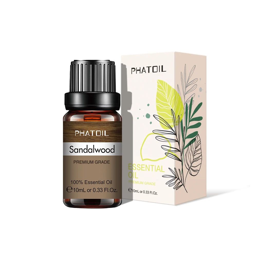 PHATOIL 10ml Pure Natural Essential Oil – Air Freshener Refill for Diffusers & Humidifiers